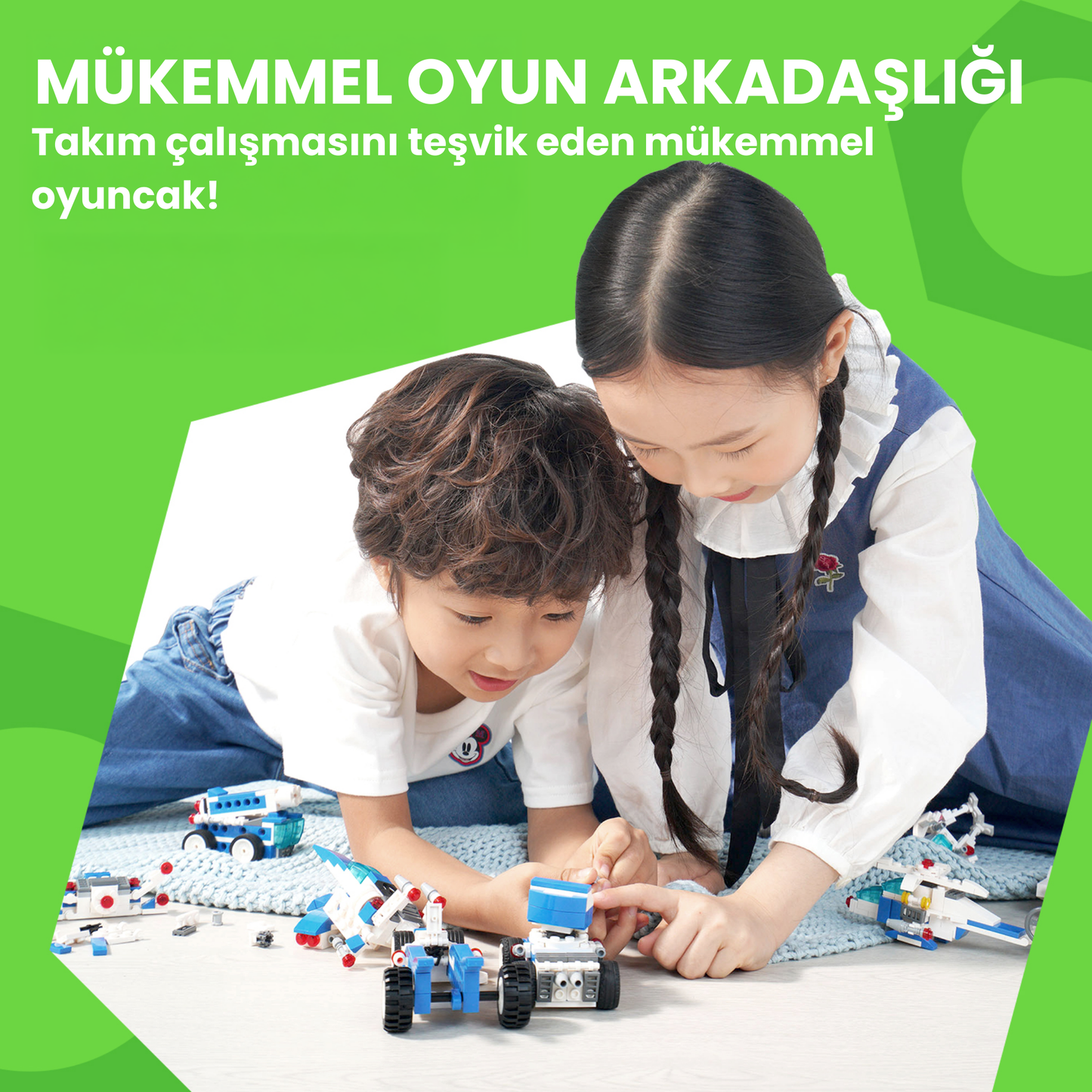 Makerzoid Fun Building Blocks 150 Parça 30+ Model
