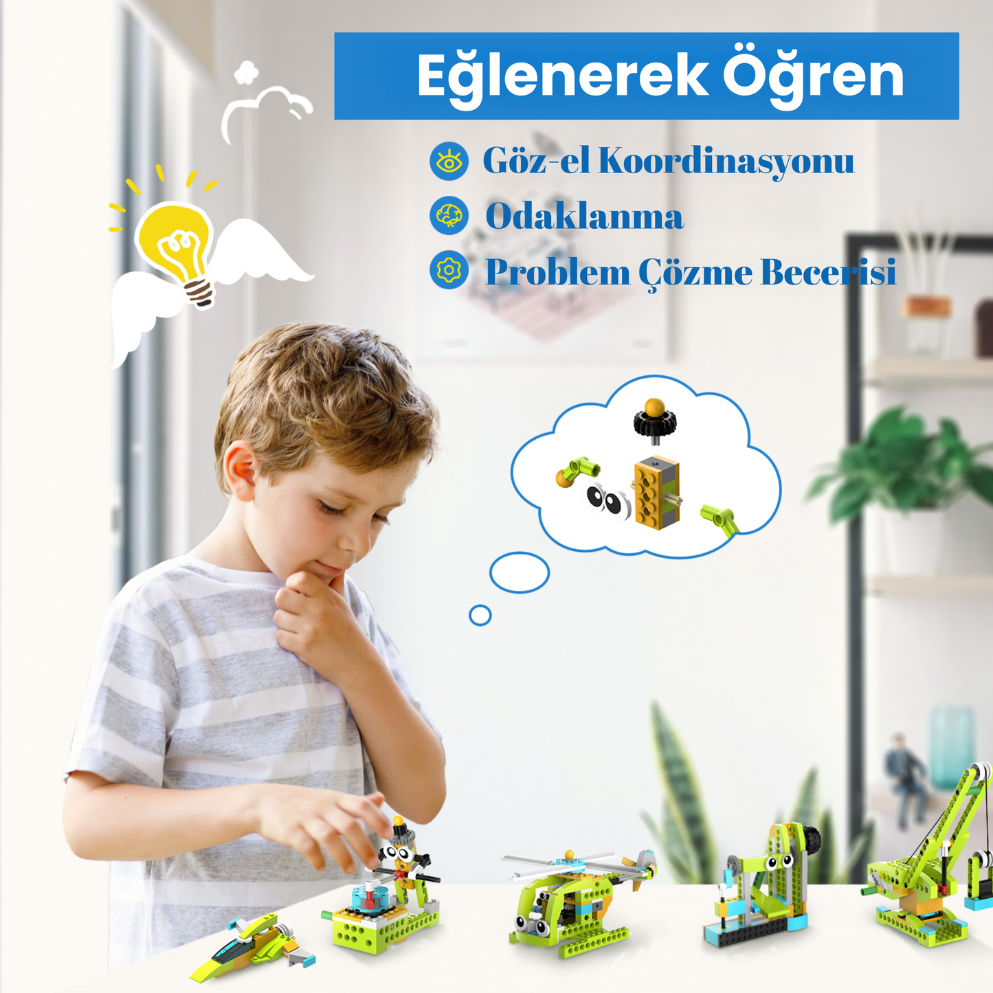 Makerzoid Diverse Building Blocks 370 Parça 100+ Model