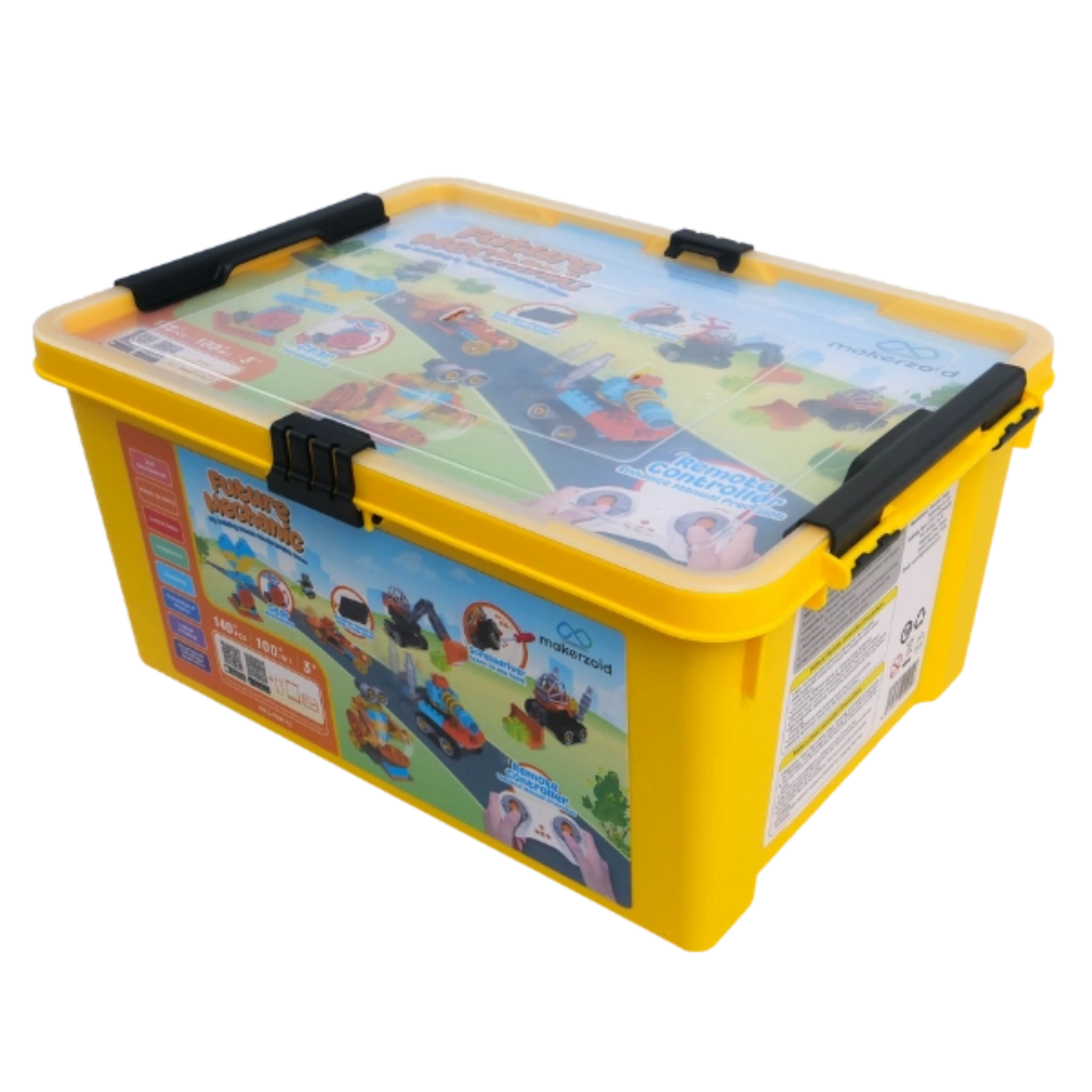 Future Mechanic | Big Building Blocks Construction Team | 140 Pieces, 100 Models | Ages 3+