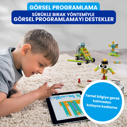 Makerzoid Robot Master Premium 600 Parça 300+ Model Robot Kodlama Seti 6+ Yaş