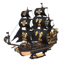 ROKR Seahorse Sailboat | DIY 3D Wooden Puzzle | Nautical Mechanical Model Kit