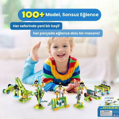 Makerzoid Diverse Building Blocks 370 Parça 100+ Model