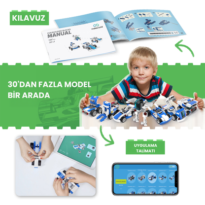 Makerzoid Fun Building Blocks 150 Parça 30+ Model