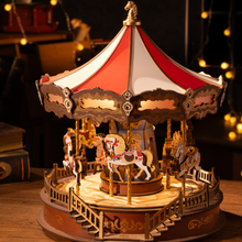 ROKR Classic Carousel | Wooden Music Box | DIY 3D Puzzle for Display & Gifting