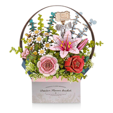 Rowood Wooden Flower Basket