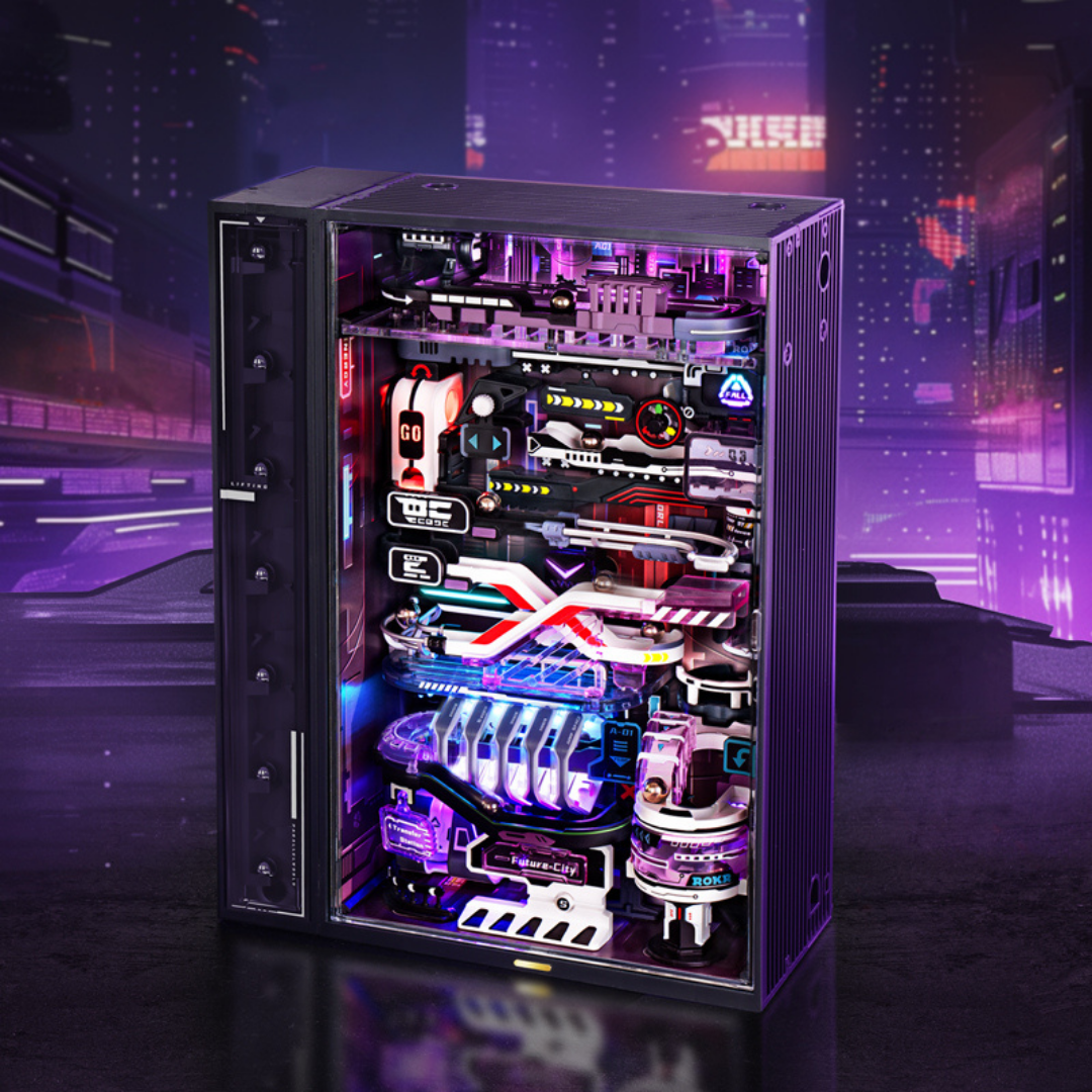 ROKR Parallel World | The Last City | Futuristic DIY 3D Wooden Puzzle