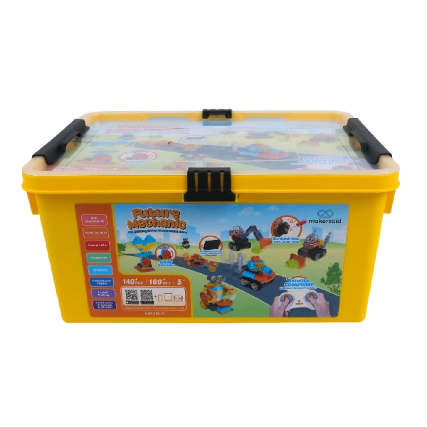 Future Mechanic – Big Building Blocks Construction Team 140 Parça 100 Model 3+ Yaş