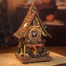 ROKR Wonderland Cuckoo Clock | DIY 3D Wooden Puzzle | Functional Mechanical Clock