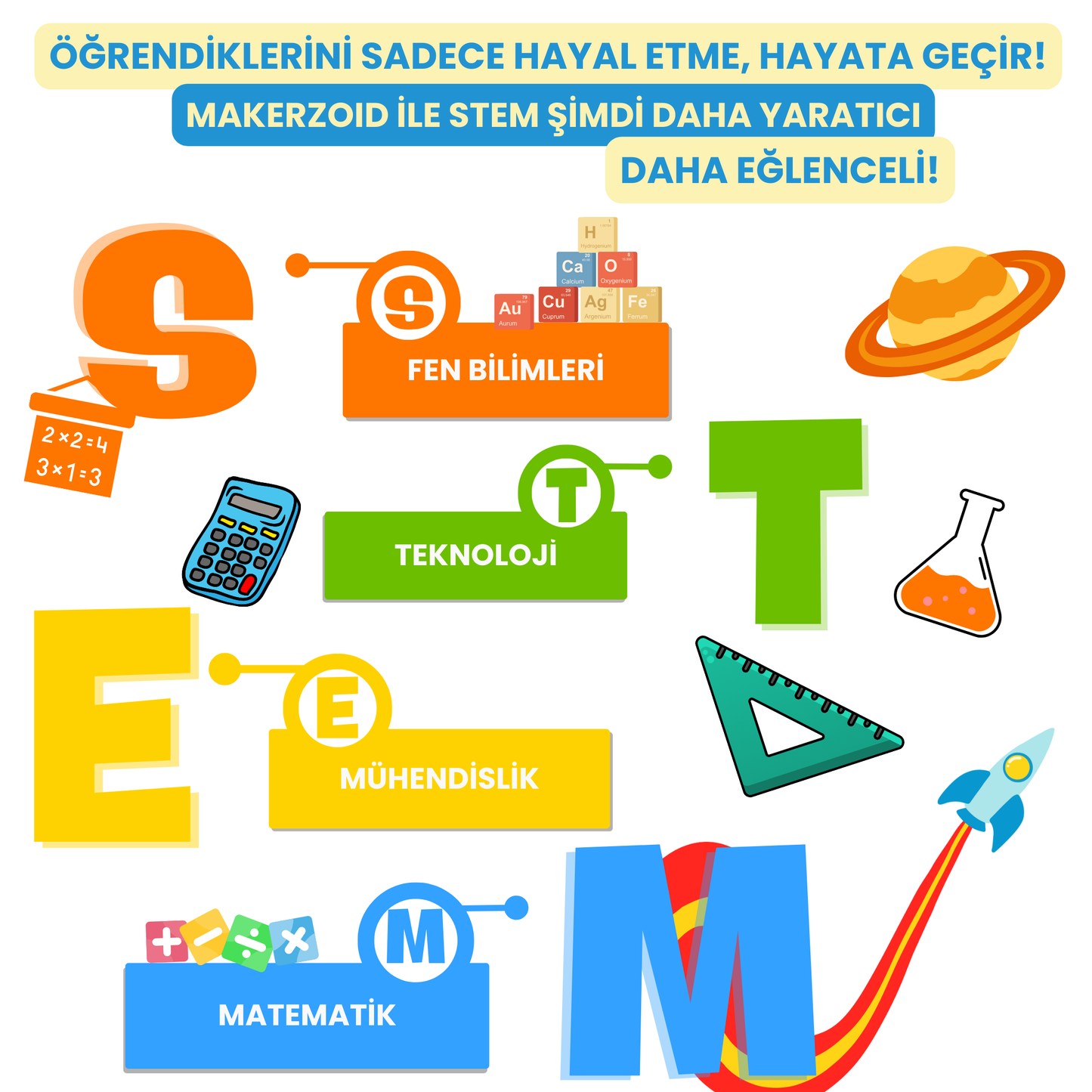 Makerzoid Smart Robot Premium 400 Parça 200+ Model Robot Kodlama Seti 6+ Yaş