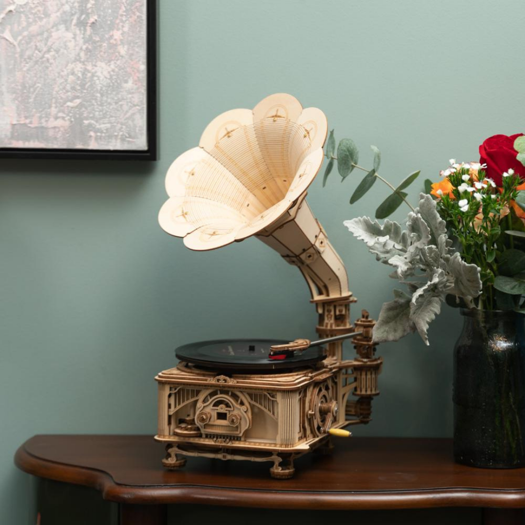 ROKR Classic Gramophone | A Vintage Touch You Can Build