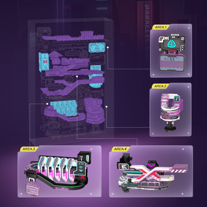 ROKR Parallel World | The Last City | Futuristic DIY 3D Wooden Puzzle