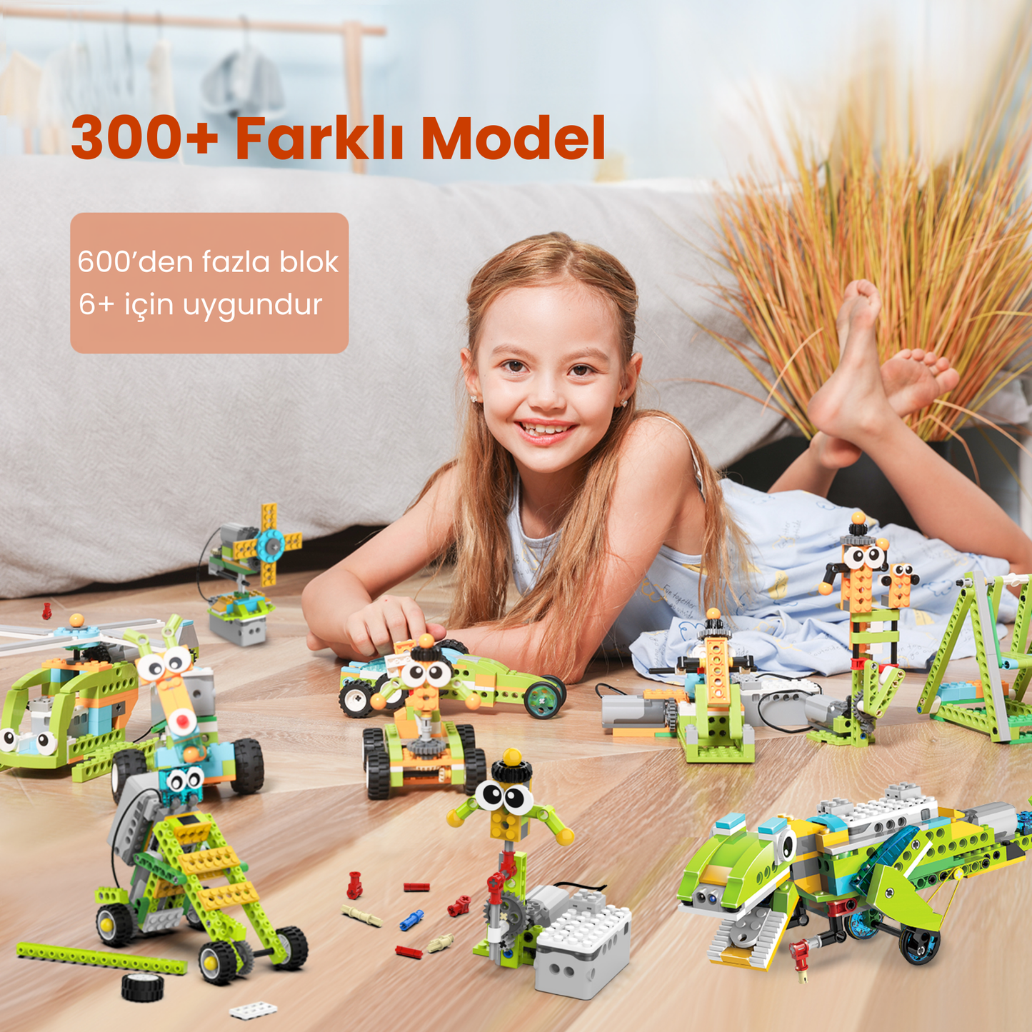Makerzoid Robot Master Premium 600 Parça 300+ Model Robot Kodlama Seti 6+ Yaş