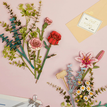 Rowood Wooden Flower Basket