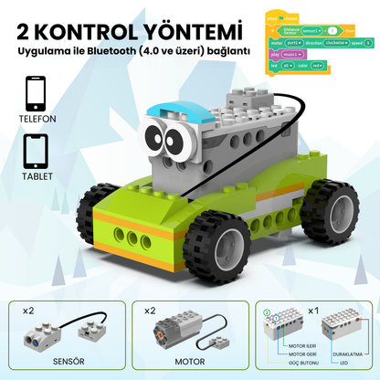 Makerzoid Robot Master Premium 600 Parça 300+ Model Robot Kodlama Seti 6+ Yaş