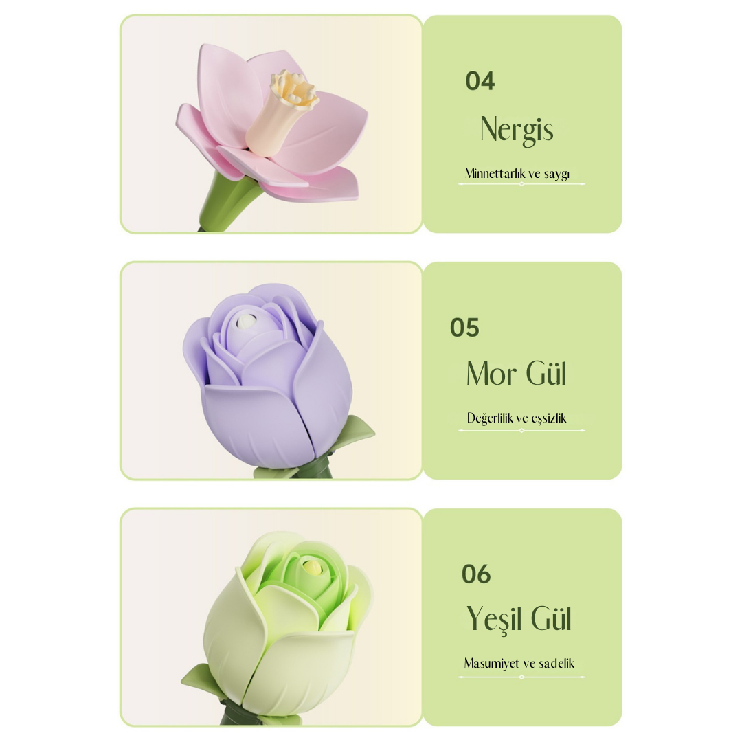 ROKR Floral Art | Springtime Bouquet | Wooden 3D Puzzle for Display & Gifting