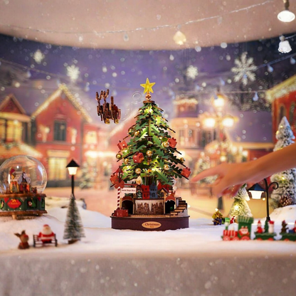 Rolife Music Dreamer | Christmas Melody Tree | DIY Wooden Music Box Puzzle