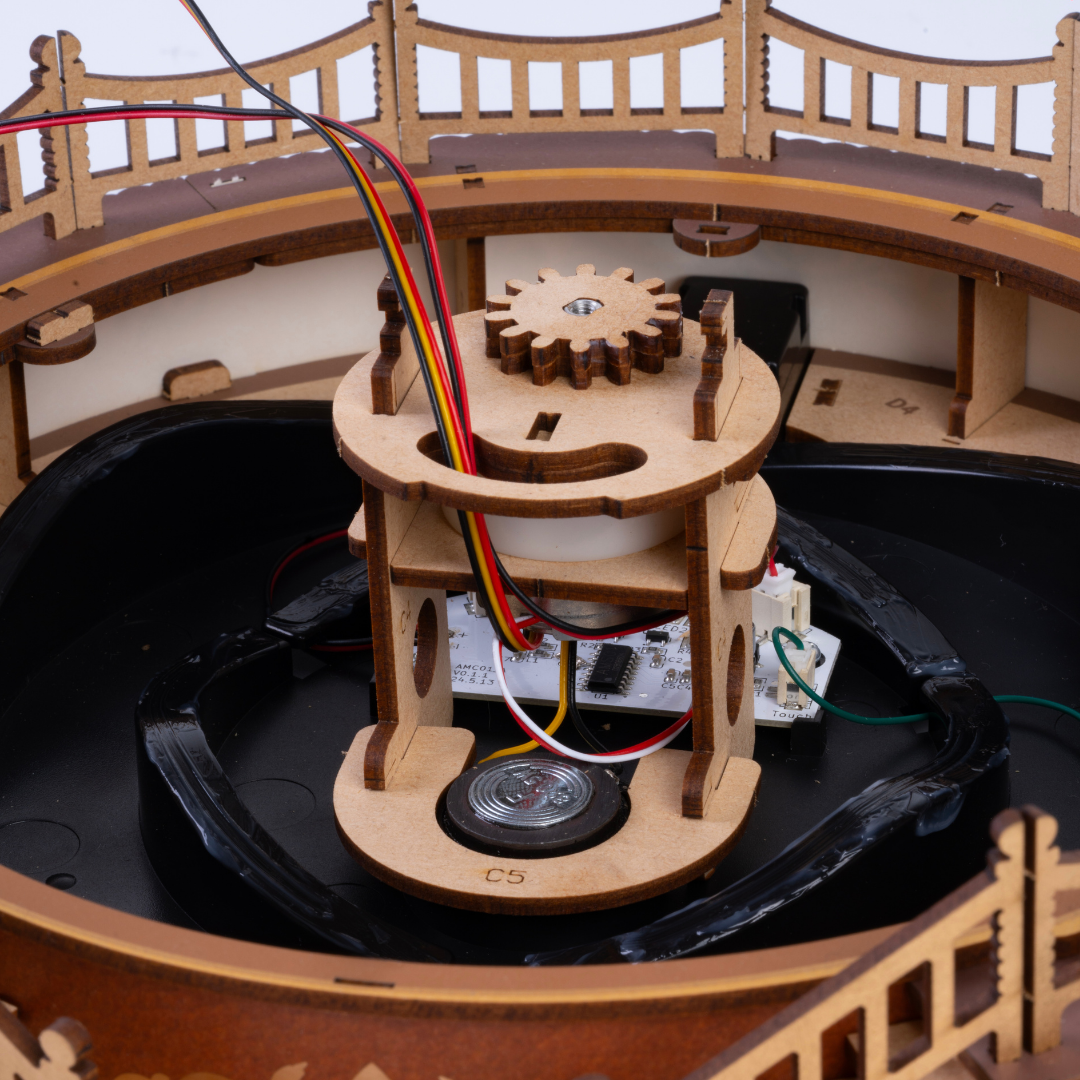 ROKR Classic Carousel | Wooden Music Box | DIY 3D Puzzle for Display & Gifting