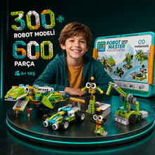 Makerzoid Robot Master Premium 600 Parça 300+ Model Robot Kodlama Seti 6+ Yaş