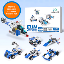 Makerzoid Fun Building Blocks 150 Parça 30+ Model