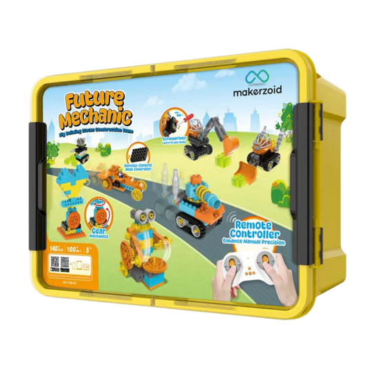 Future Mechanic – Big Building Blocks Construction Team 140 Parça 100 Model 3+ Yaş