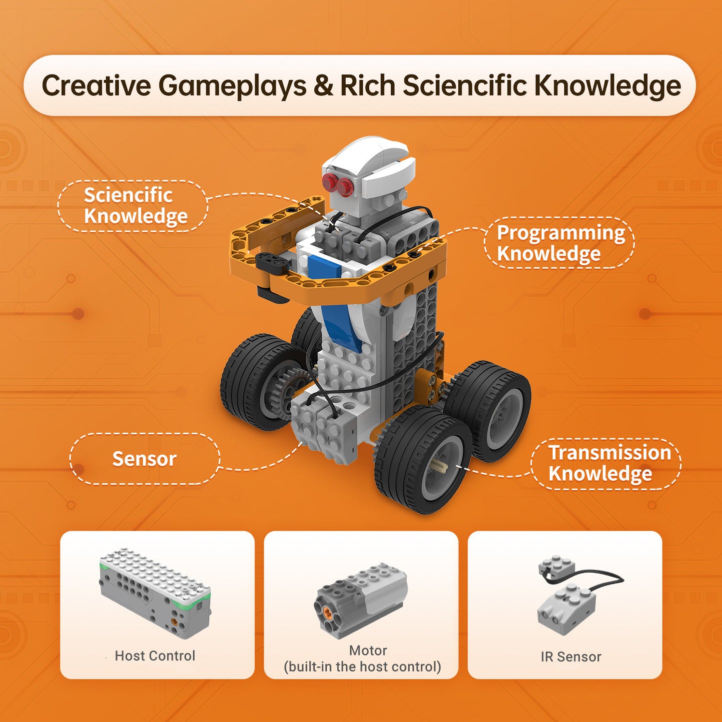 Makerzoid Superbot | 400 Pieces, 26+ Models to Build!