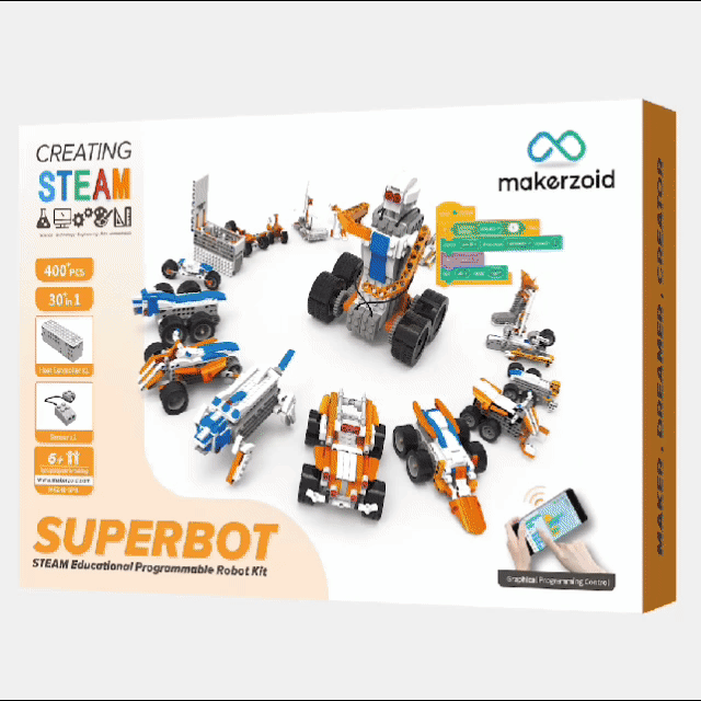 Makerzoid Superbot 400 Parça 26+ Model