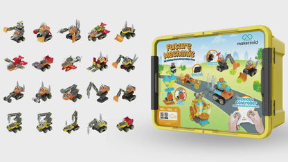 Future Mechanic – Big Building Blocks Construction Team 140 Parça 100 Model 3+ Yaş